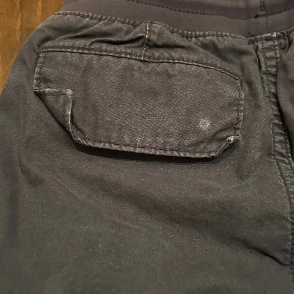 Gap Cargo Shorts Kids 10‎ Regular Navy Blue Elastic Waist Cotton Pockets Summer